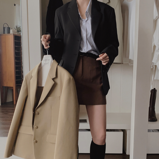 ｜SLOWAND｜ # SLOWMADE Premium Solid Single Jacket (PRE-ORDER)