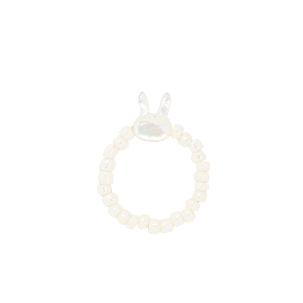 ｜Almostblue｜ BUNNY PEARL RING