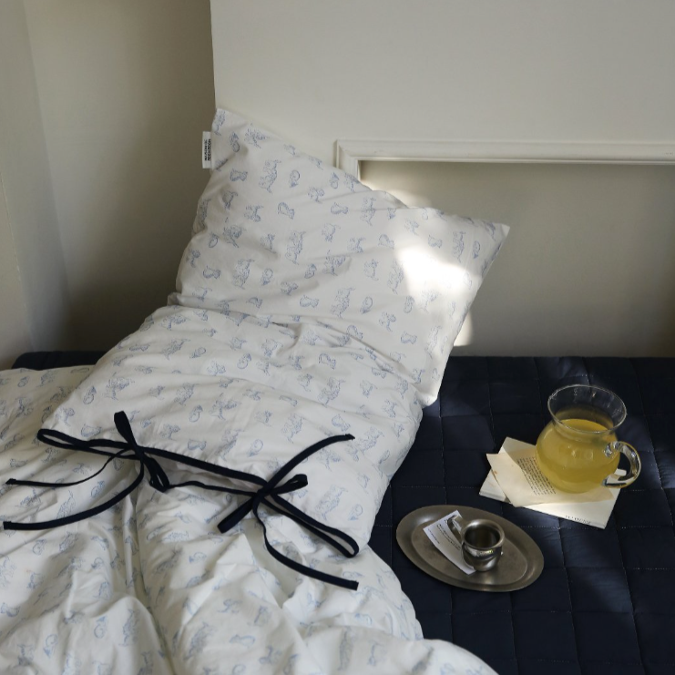 ｜MAISON DE ROOM ROOM｜ String Ribbon Pillow Cover