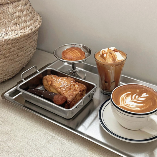 ｜Bracket Table｜ Vintage Metal Tray