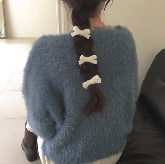 ｜moat｜ Angora Mini Ribbon Pin Set