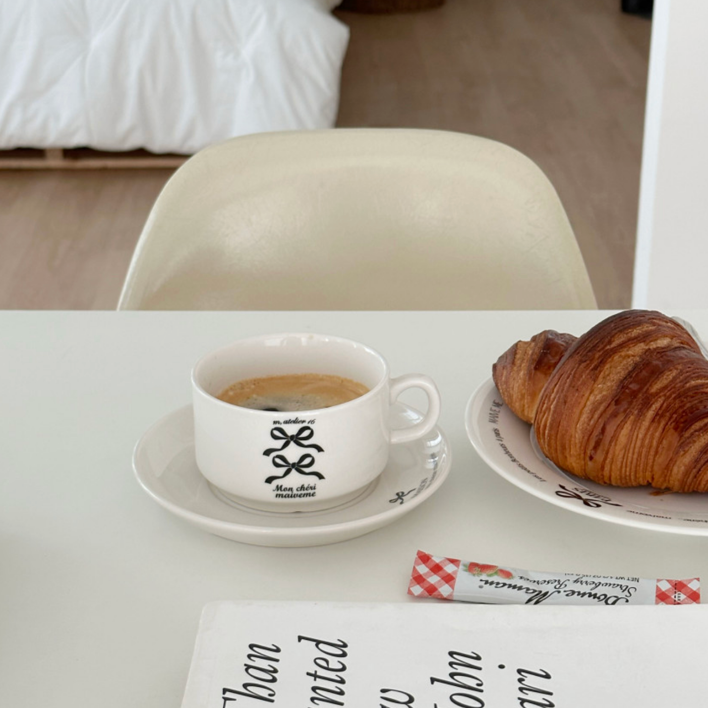 ｜maive me'｜ Ribbon Coffee Cup Set 250ml