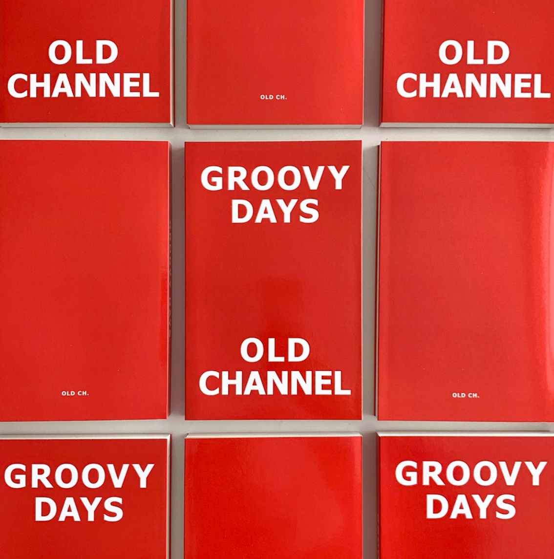 ｜OLD CHANNEL｜ GROOVY DAYS DIARY - RED