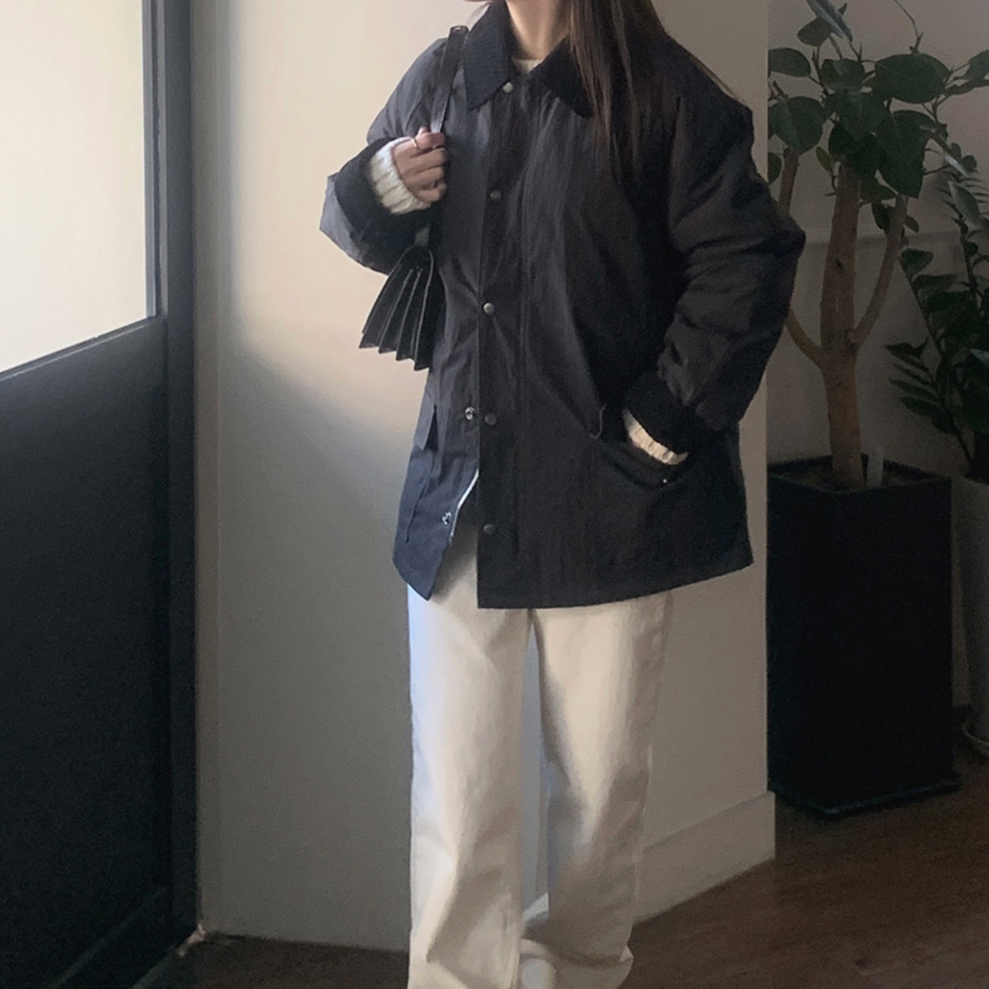 ｜MERRY AROUND｜ Winter Bensy Barber Jacket