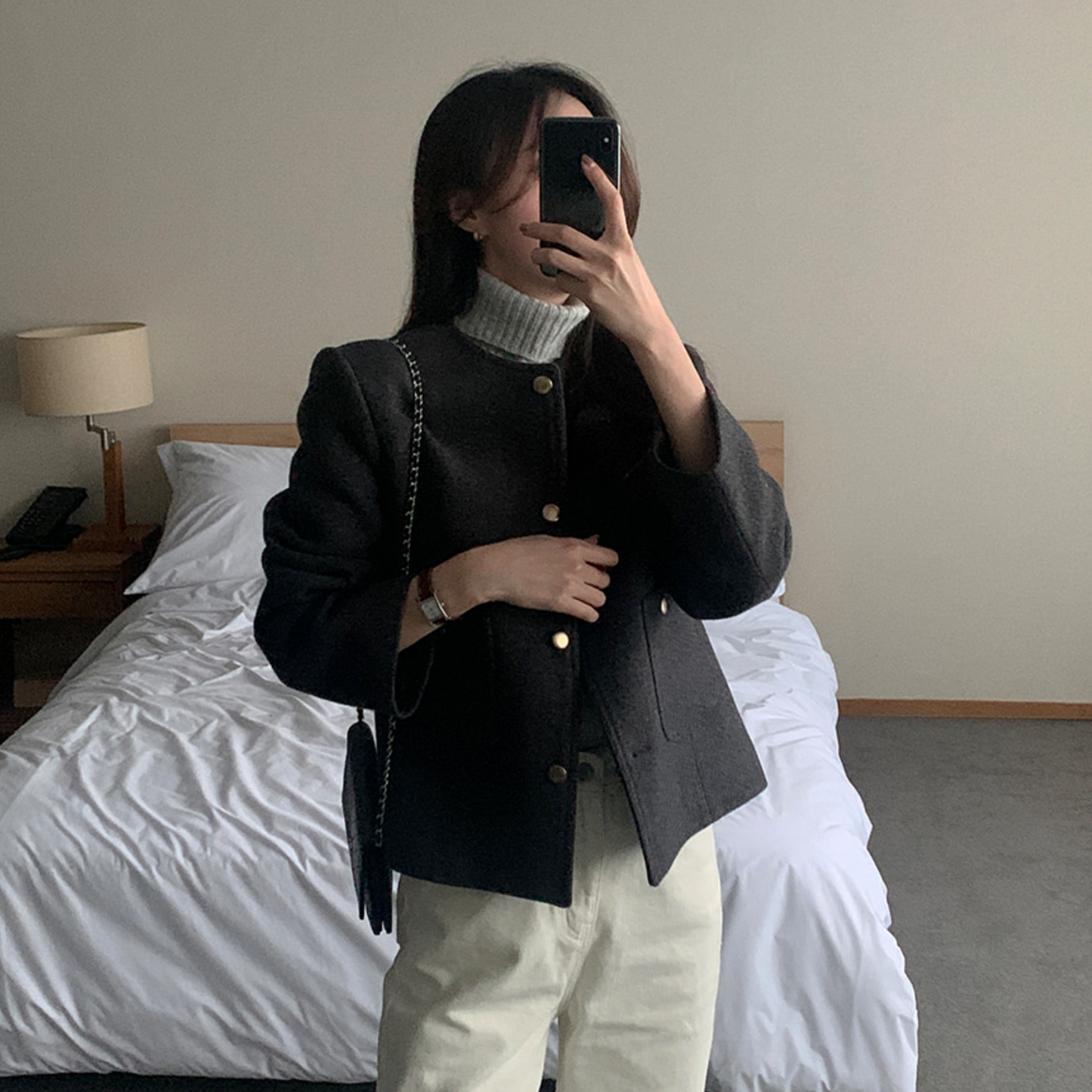 ｜MERRY AROUND｜ New Winter Nov Tweed Jacket