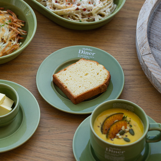 ｜momur｜ ｜weekend 7｜ Diner Saucer Plate (Broccoli)