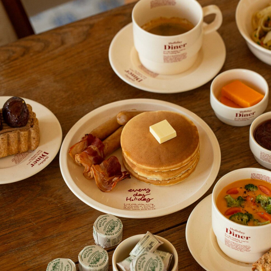 ｜momur｜ ｜weekend 7｜ Diner Plate (Butter)