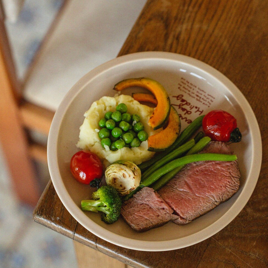 ｜momur｜ ｜weekend 7｜ Diner Plate (Beige)