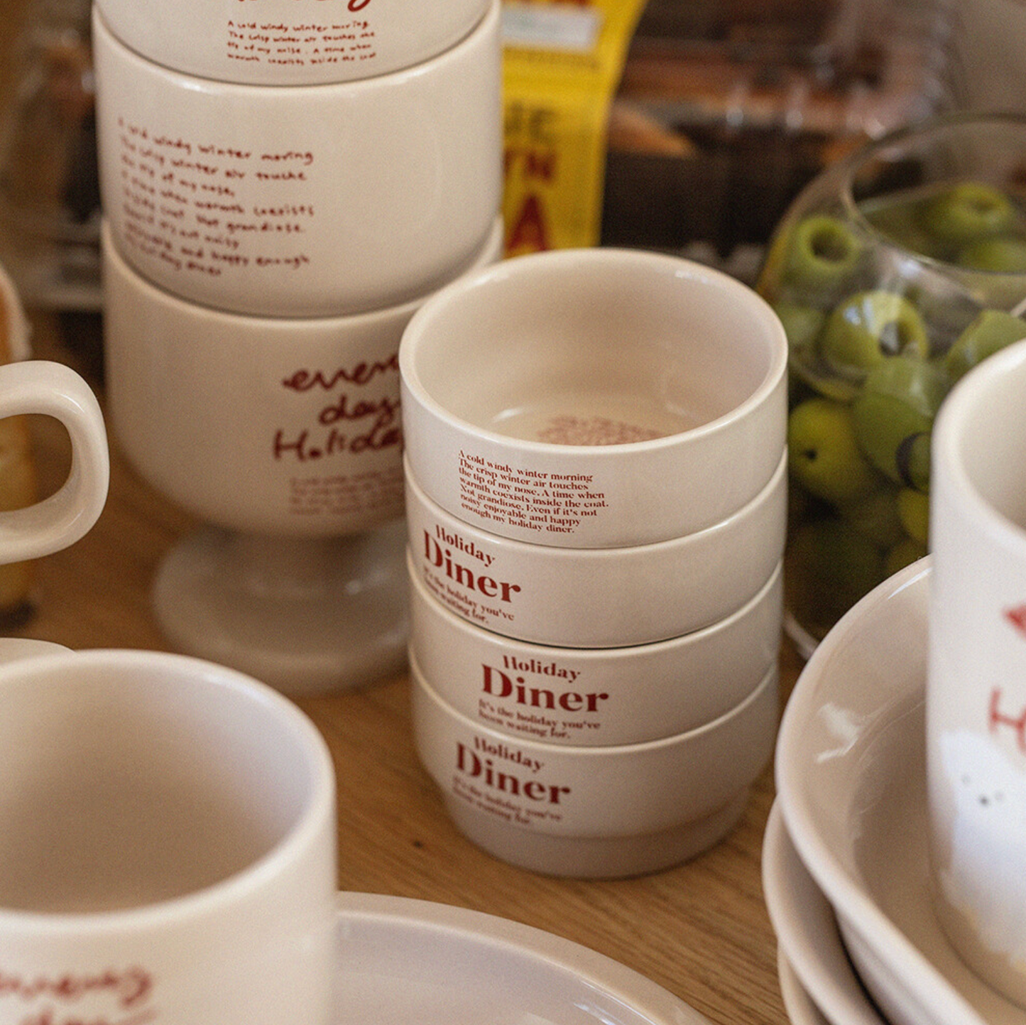 ｜momur｜ ｜weekend 7｜ Diner Sauce Bowl (Beige)