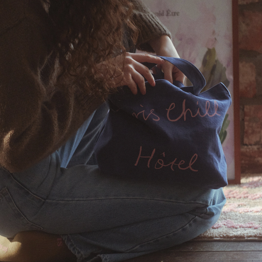｜HOTEL PARIS CHILL｜ Breezy Day Bag (Indigo)