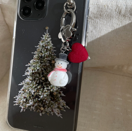 ｜dust dusty｜ Snowman Keyring