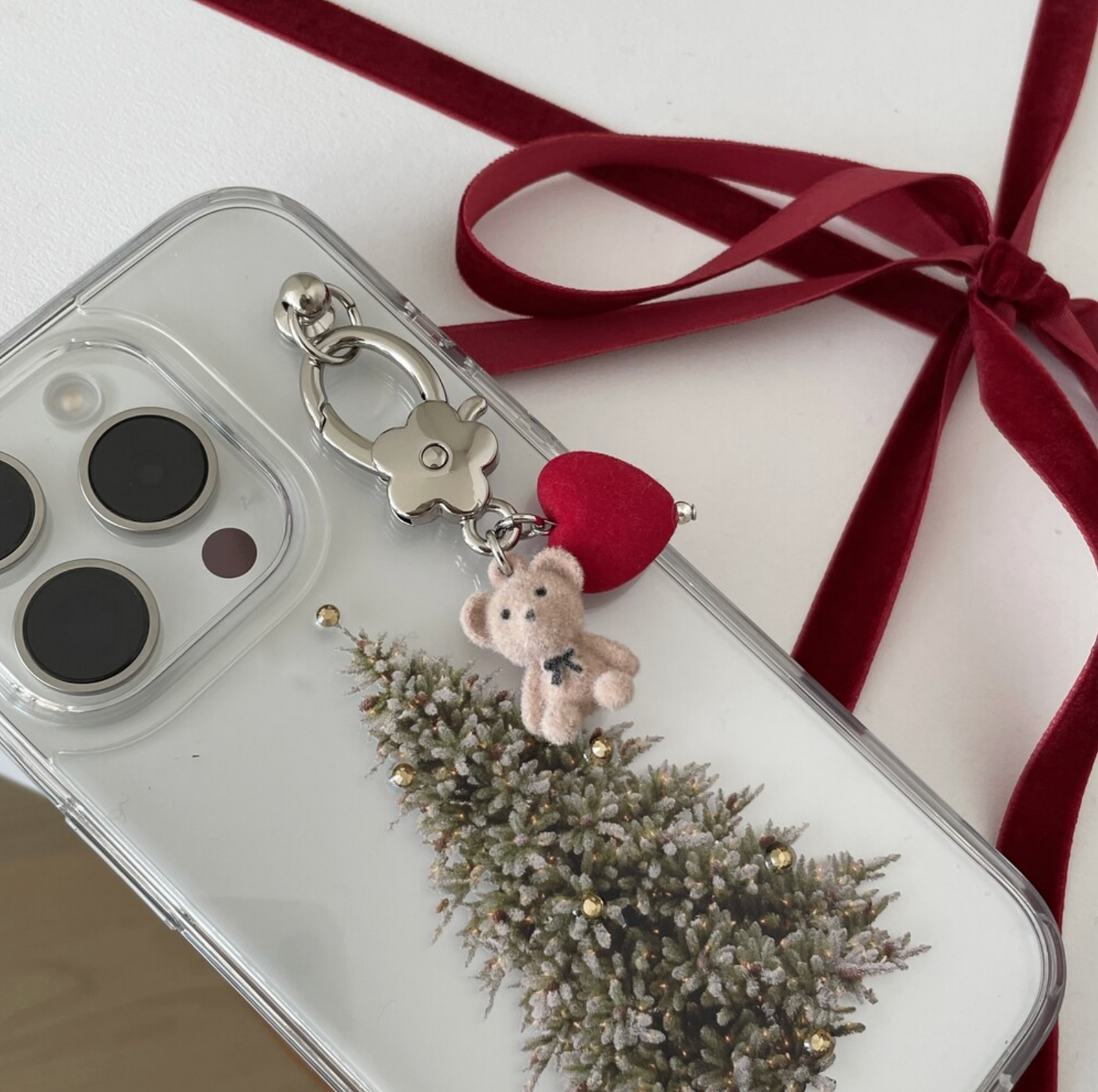 ｜dust dusty｜ Heart Bear Keyring