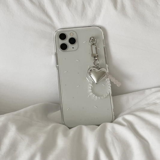 ｜dust dusty｜ Heart Keyring (Pink)