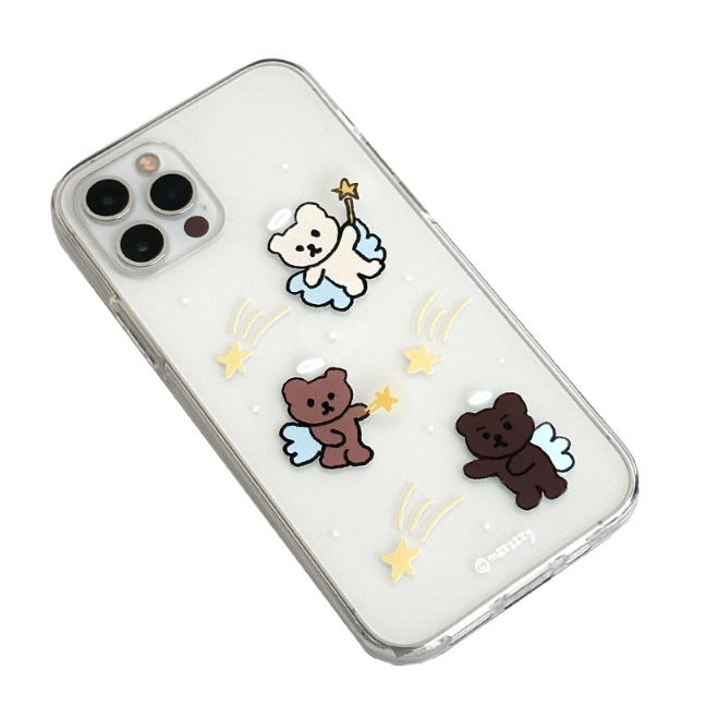 ｜MAZZZZY｜ Angel Friends Jelly Phone Case