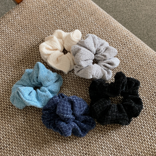 ｜SOYE PI-NE｜ Dusty Tweed Scrunchy Hair Strap