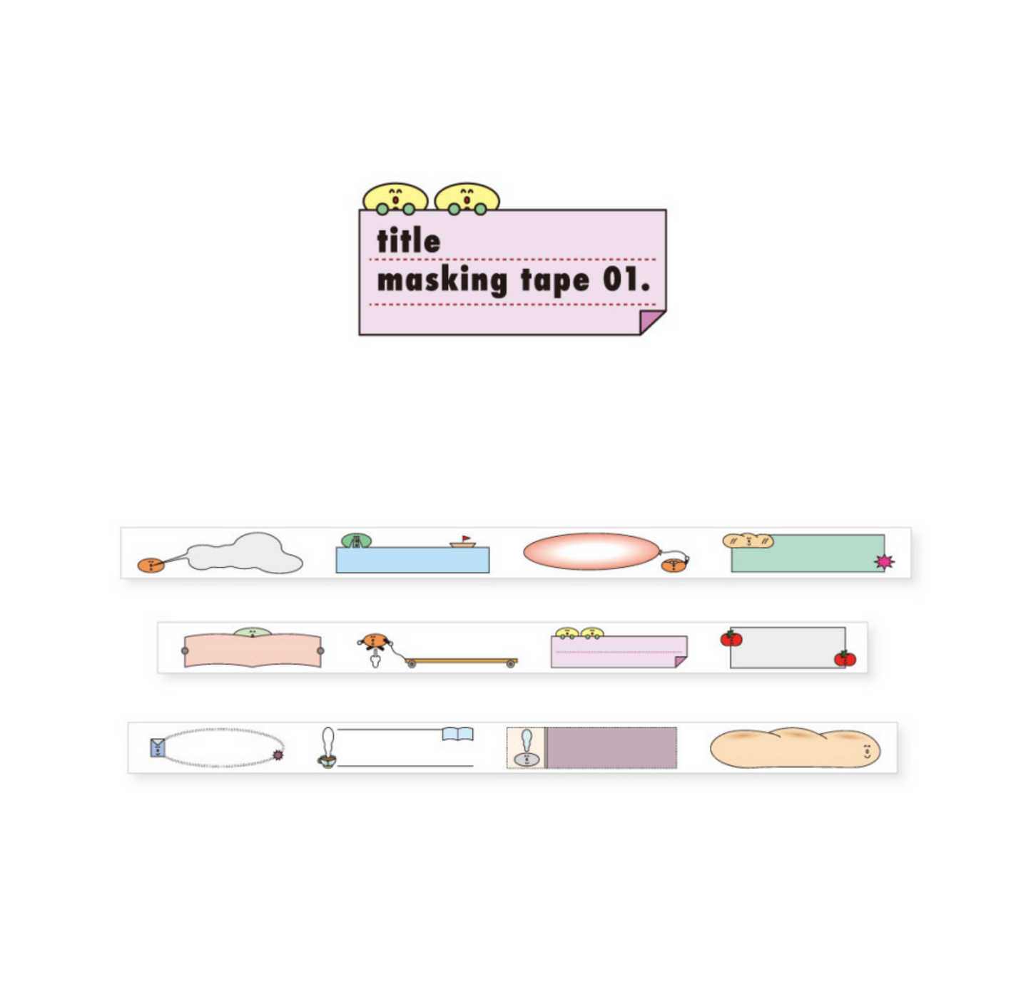 ｜HAND IN GLOVE｜ Title Masking Tape 01