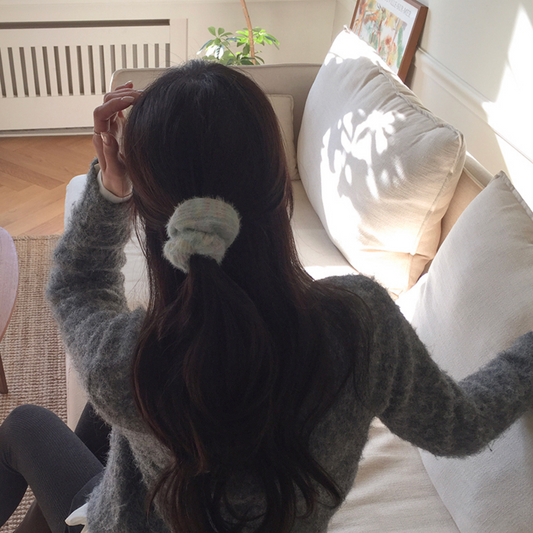 ｜moat｜ Candy Knit Scrunchy (2Type)