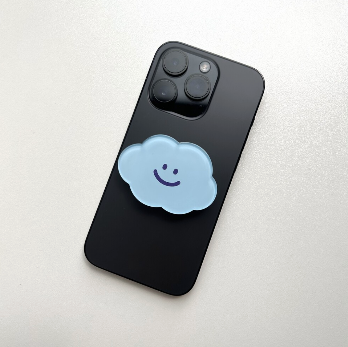 ｜skyfolio｜ Blue Cloud Acrylic Grip Tok