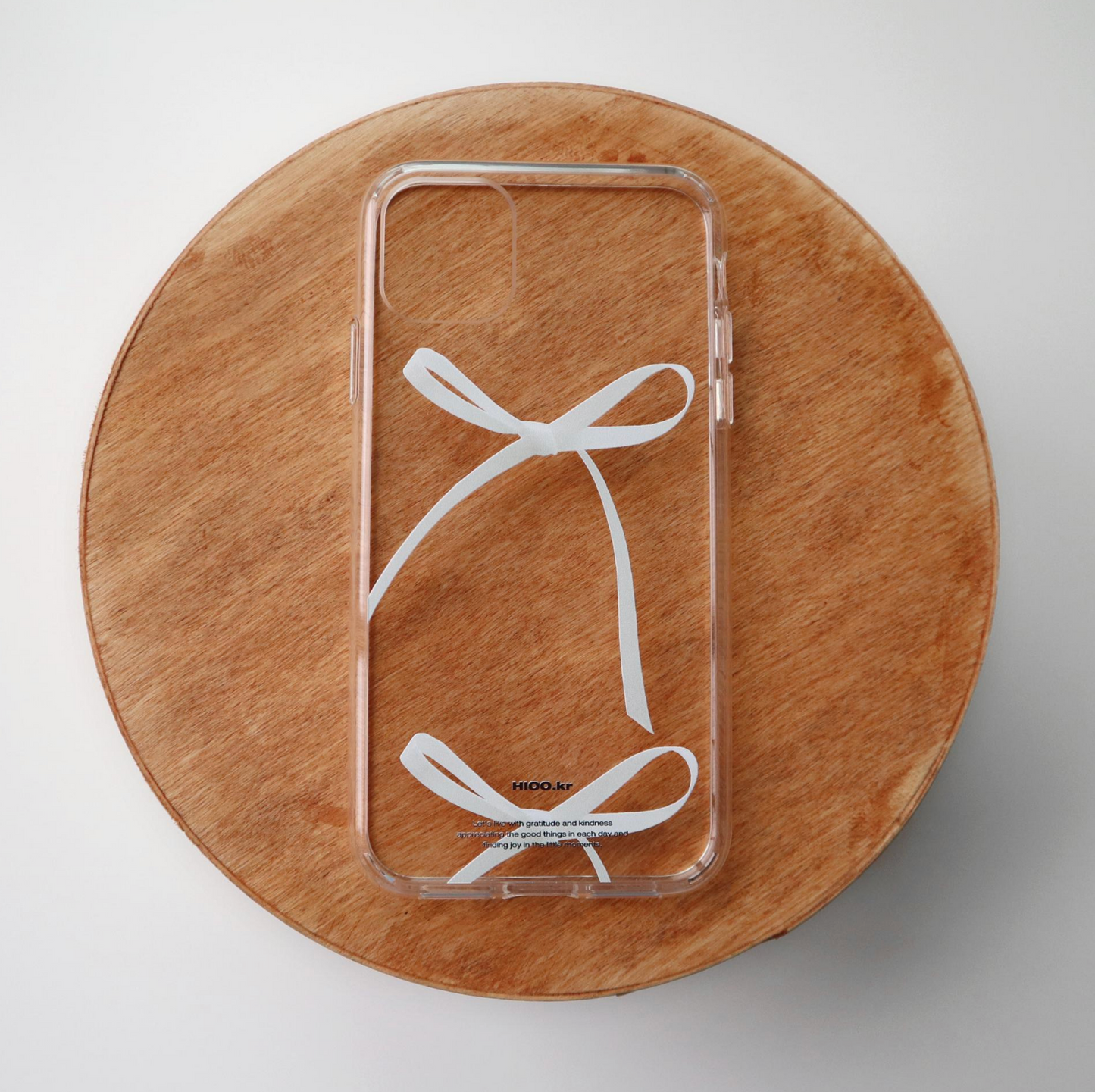 ｜hioo.kr｜ Ribbon Clear Case / MagSafe Clear Case
