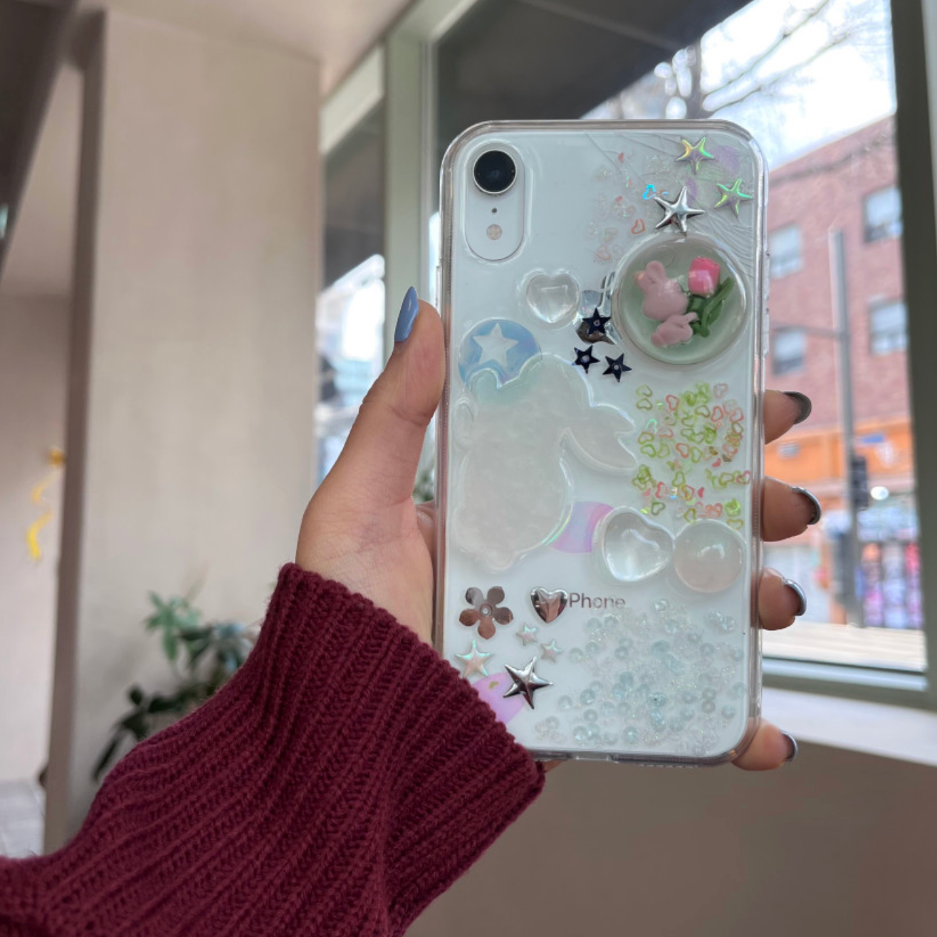 ｜HaC｜ Bunny White Phone Case