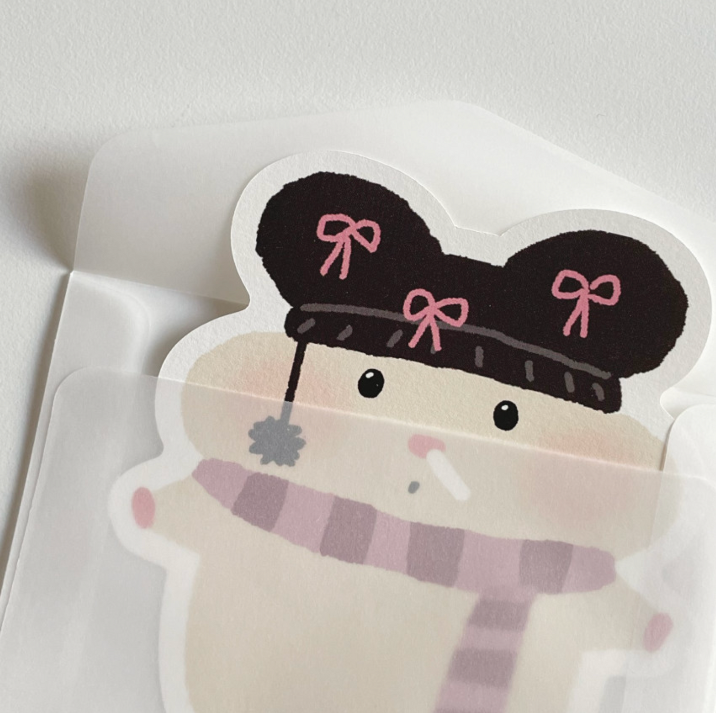 ｜collector mumu｜ 블랙핑크 햄찌 Postcard Set