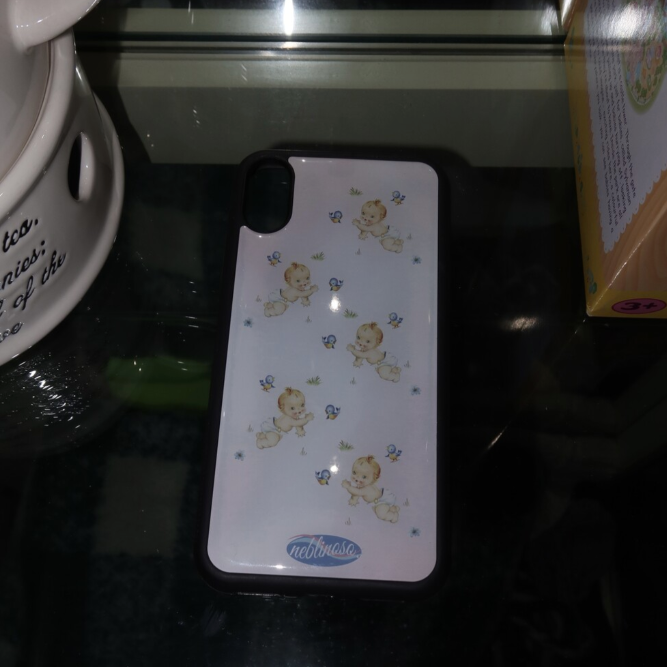 ｜neblinoso｜ Baby & Flower Epoxy Phone Case