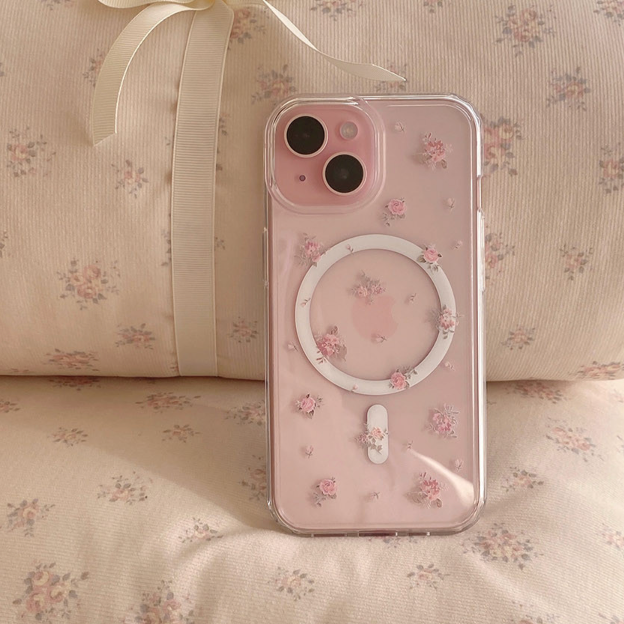 ｜Romantic Mood｜ Rose Letter Flower MagSafe Phone Case