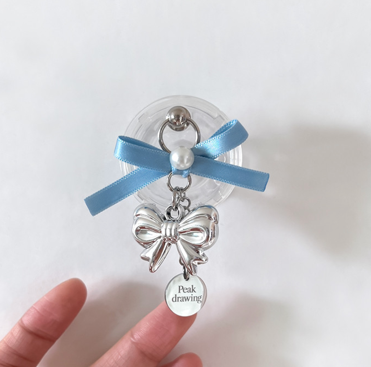 ｜Peakdrawing｜ Winter Blue Ribbon Grip Tok