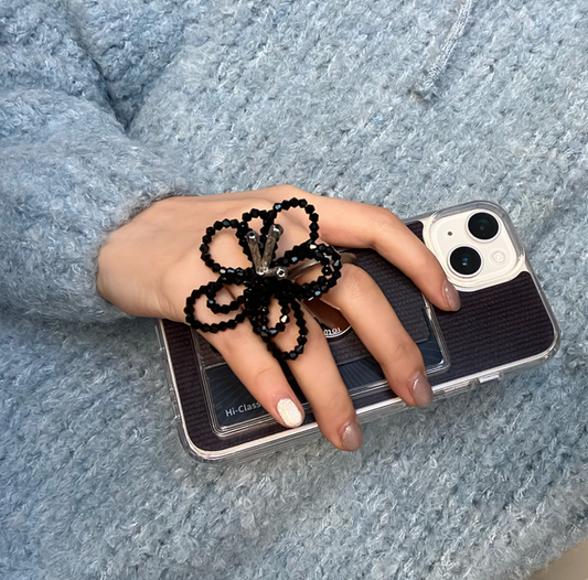 ｜Loumoi｜ Present series : WOOL LOVE / Brown Card Case / MagSafe Phone Case