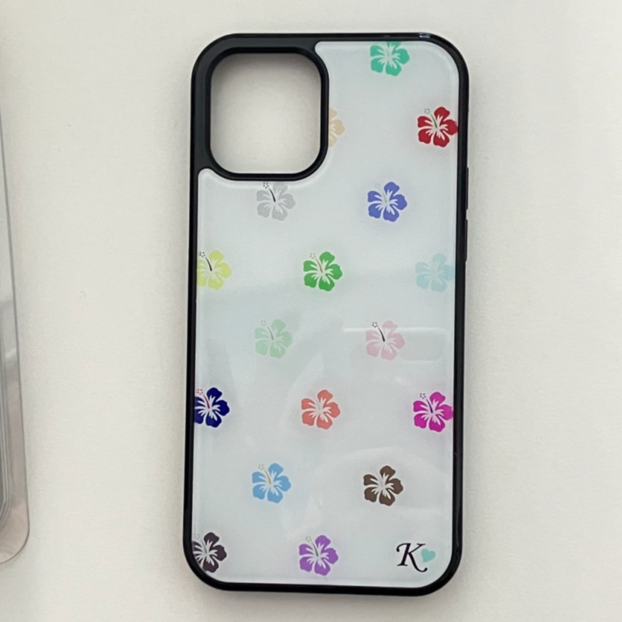 ｜KUTE｜ Hibiscus Epoxy Phone Case