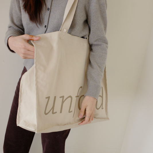 ｜unfold｜ Easy Shopper Bag (Beige)