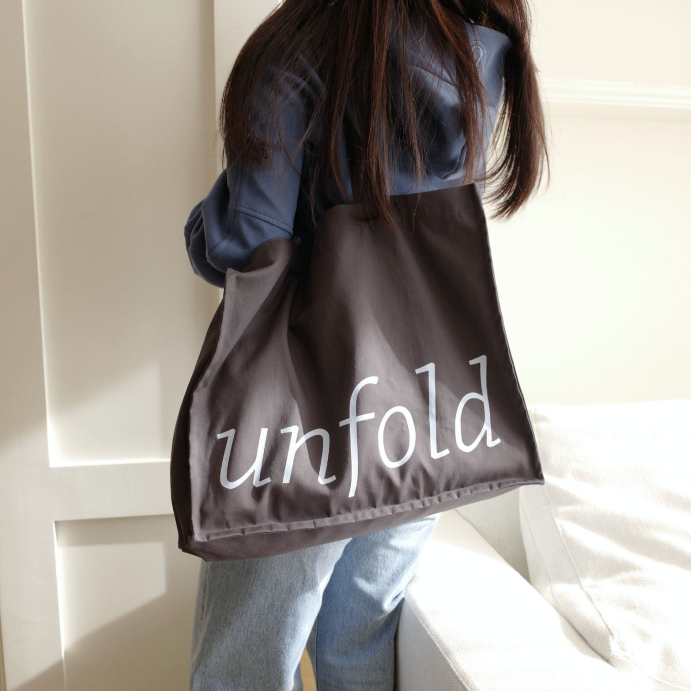 ｜unfold｜ Easy Shopper Bag (Charcoal)