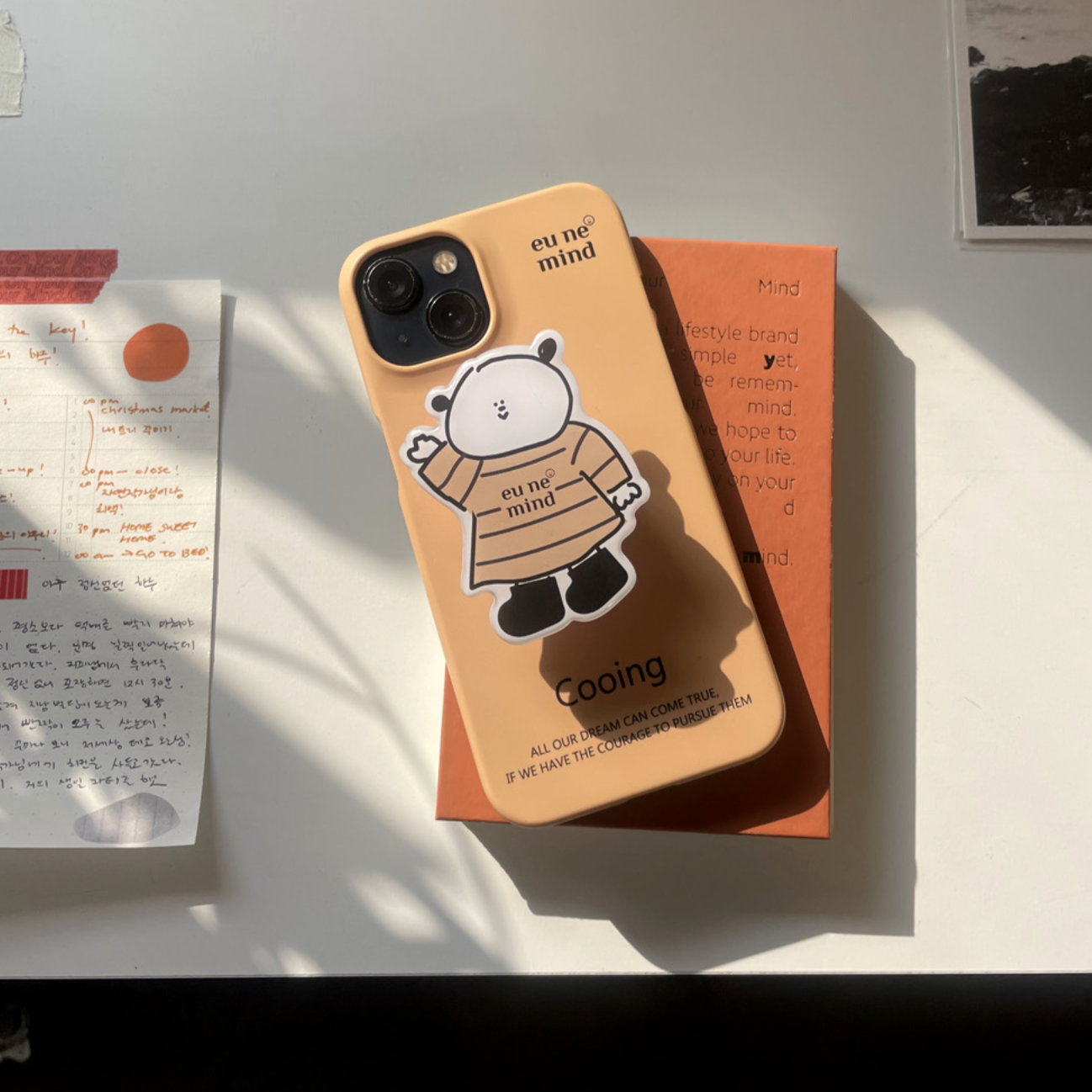 ｜eune mind｜ Cooing Hello Hard Phone Case