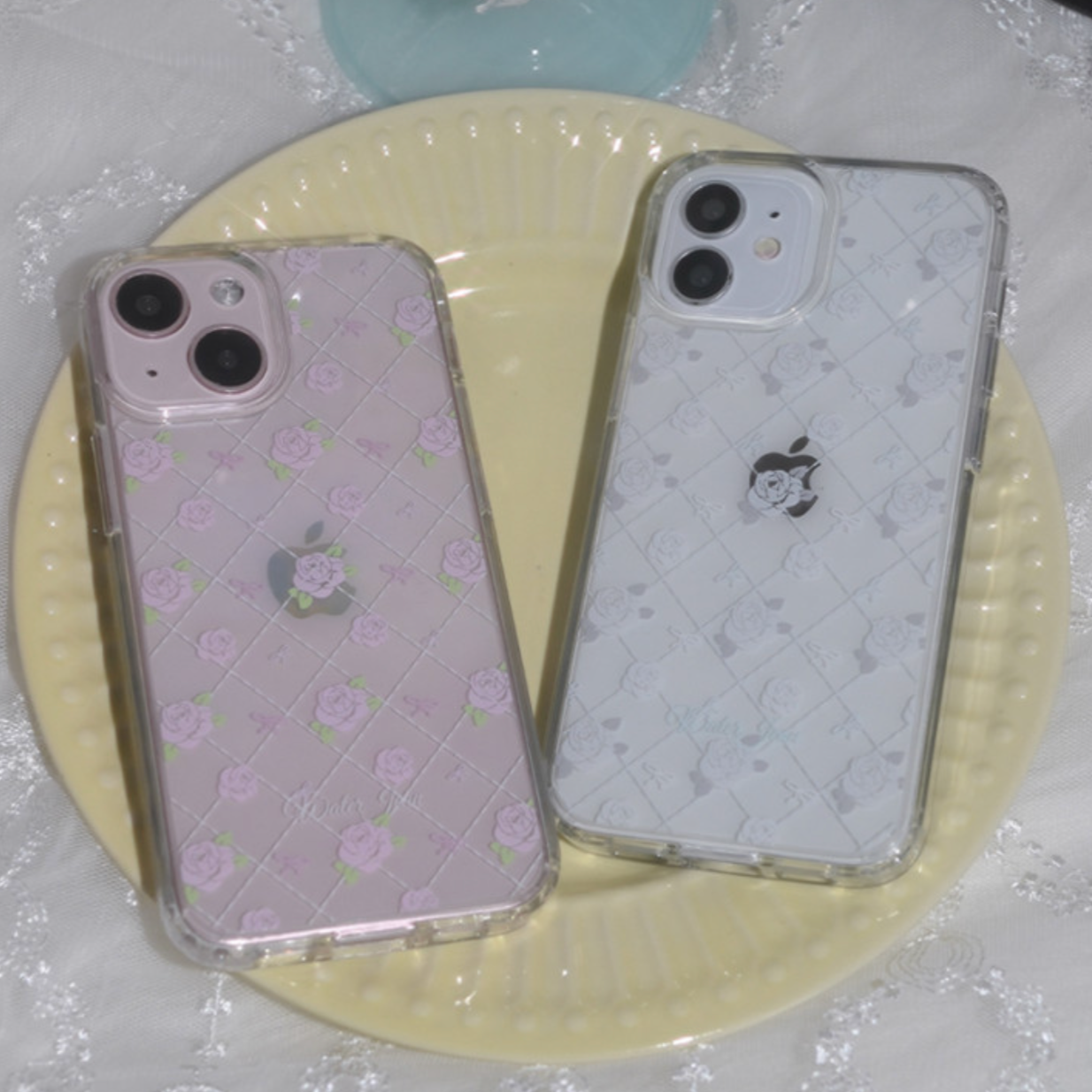 ｜WATERJEAN｜ Rose Garden (ver.2) Jelly Hard Case