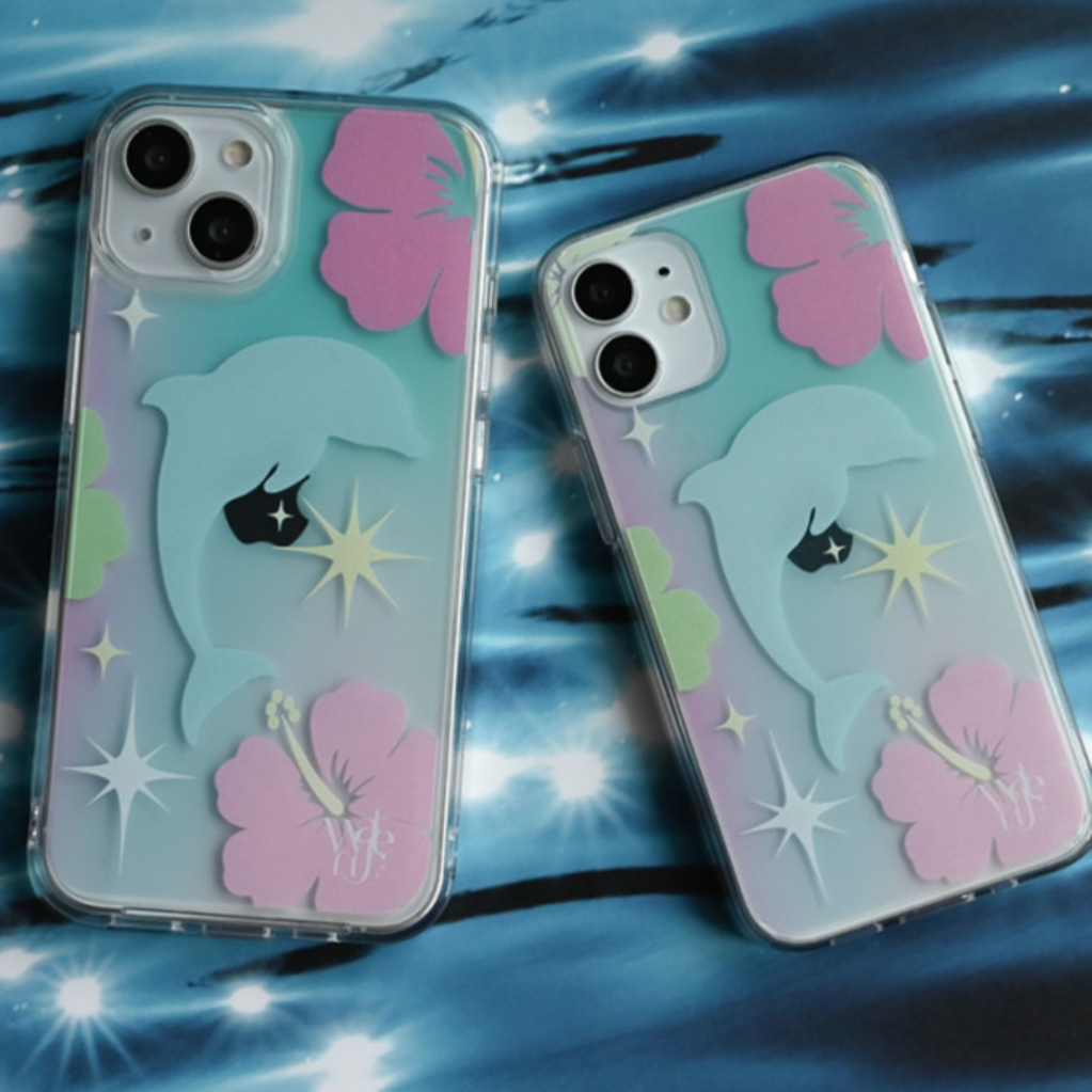 ｜WATERJEAN｜ Dolphin Jelly Hard Case