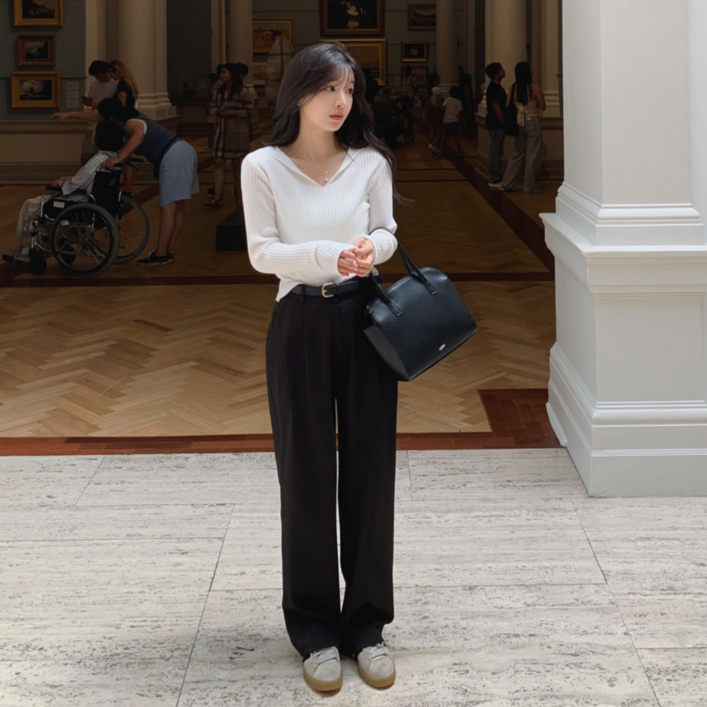 ｜SLOWAND｜ # SLOWMADE V-Neck Soft Spring Knitwear