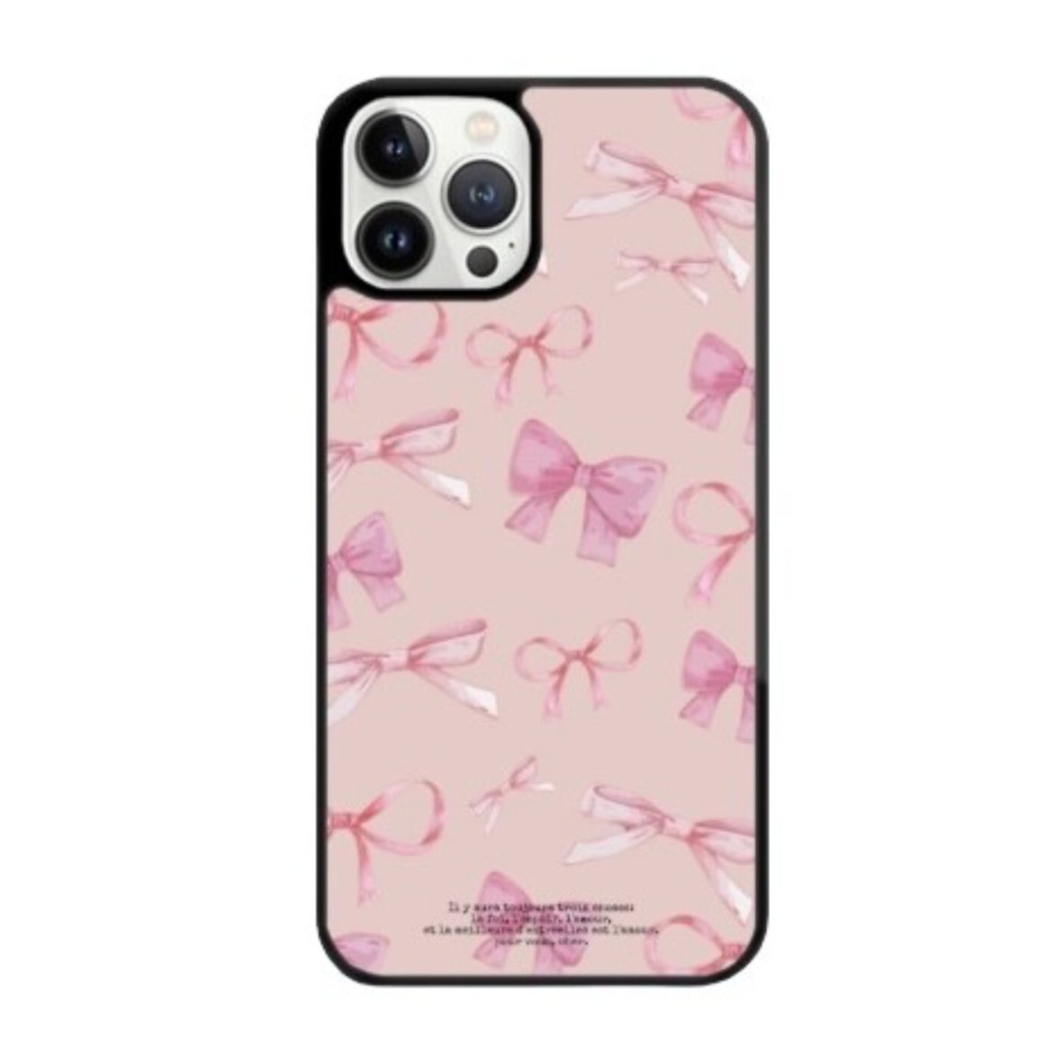 ｜dear my muse.｜ Ribbon Waltz Coral Epoxy Phone Case