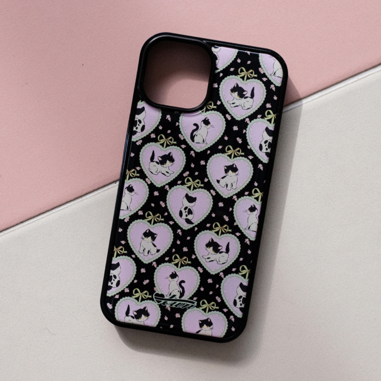 ｜twiner｜ Kitty Black Phone Case (店主pick!)