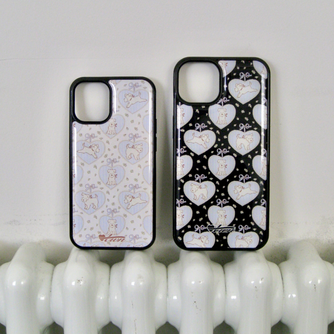 ｜twiner｜ Puppy Black Phone Case (店主pick!)