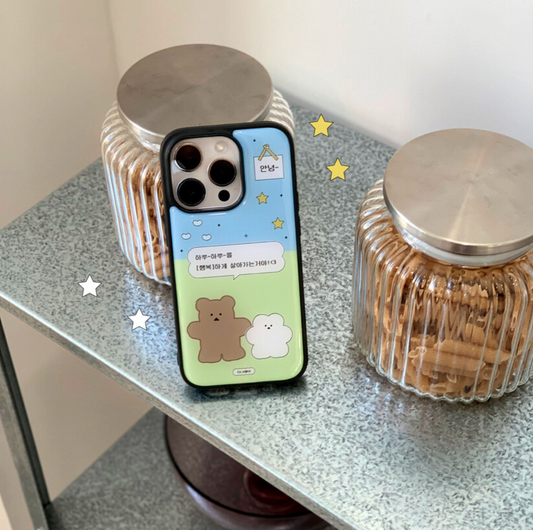 ｜chanibear｜ Happiness Message Phone Case