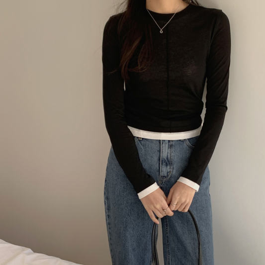 ｜FROM HEAD TO TOE｜ *Lovefrom* Leanto Layered T-shirt