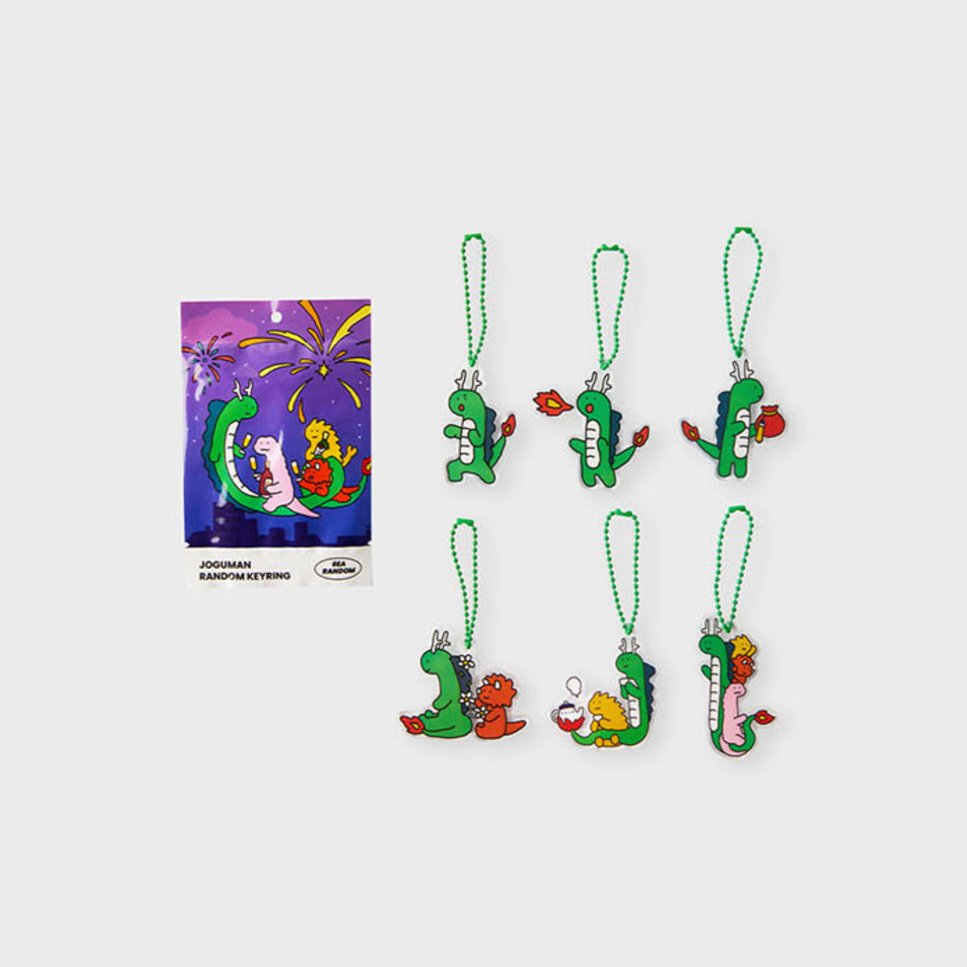 ｜JOGUMAN STORE｜ DRAGON Acrylic Random Keyring