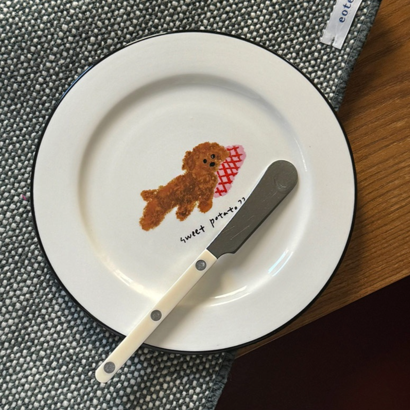 ｜polaathome｜ mummur Dessert Plate 18cm