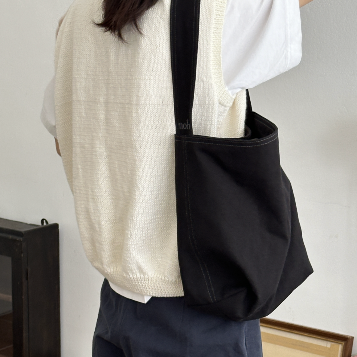 ｜noh｜ Basic bag Black (S size)