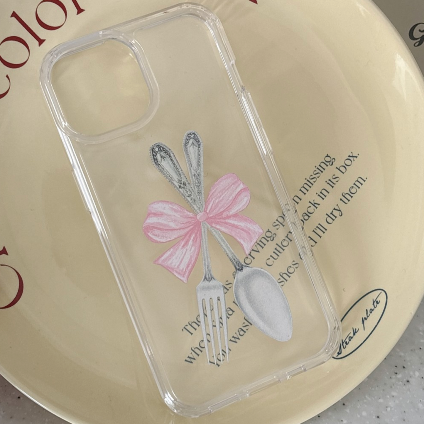 ｜LE SAMEDI｜ Folk & Spoon Jelly Hard Case