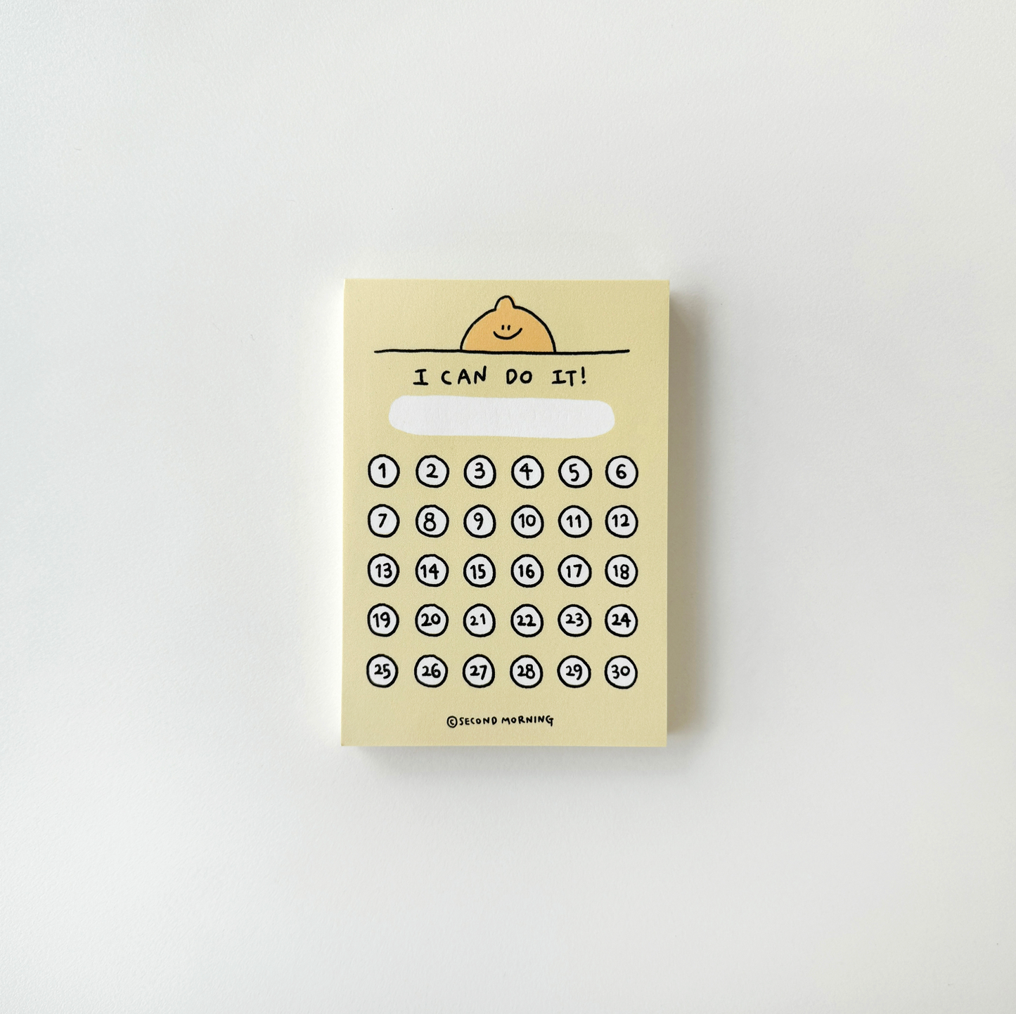 ｜second morning｜ I Can Do It Memopad