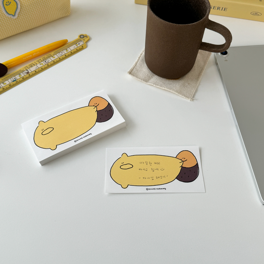 ｜second morning｜ Lemoni + Gogumi Memopad