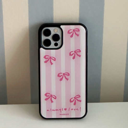 ｜MAZZZZY｜ Ribbon Pattern Epoxy Phone Case