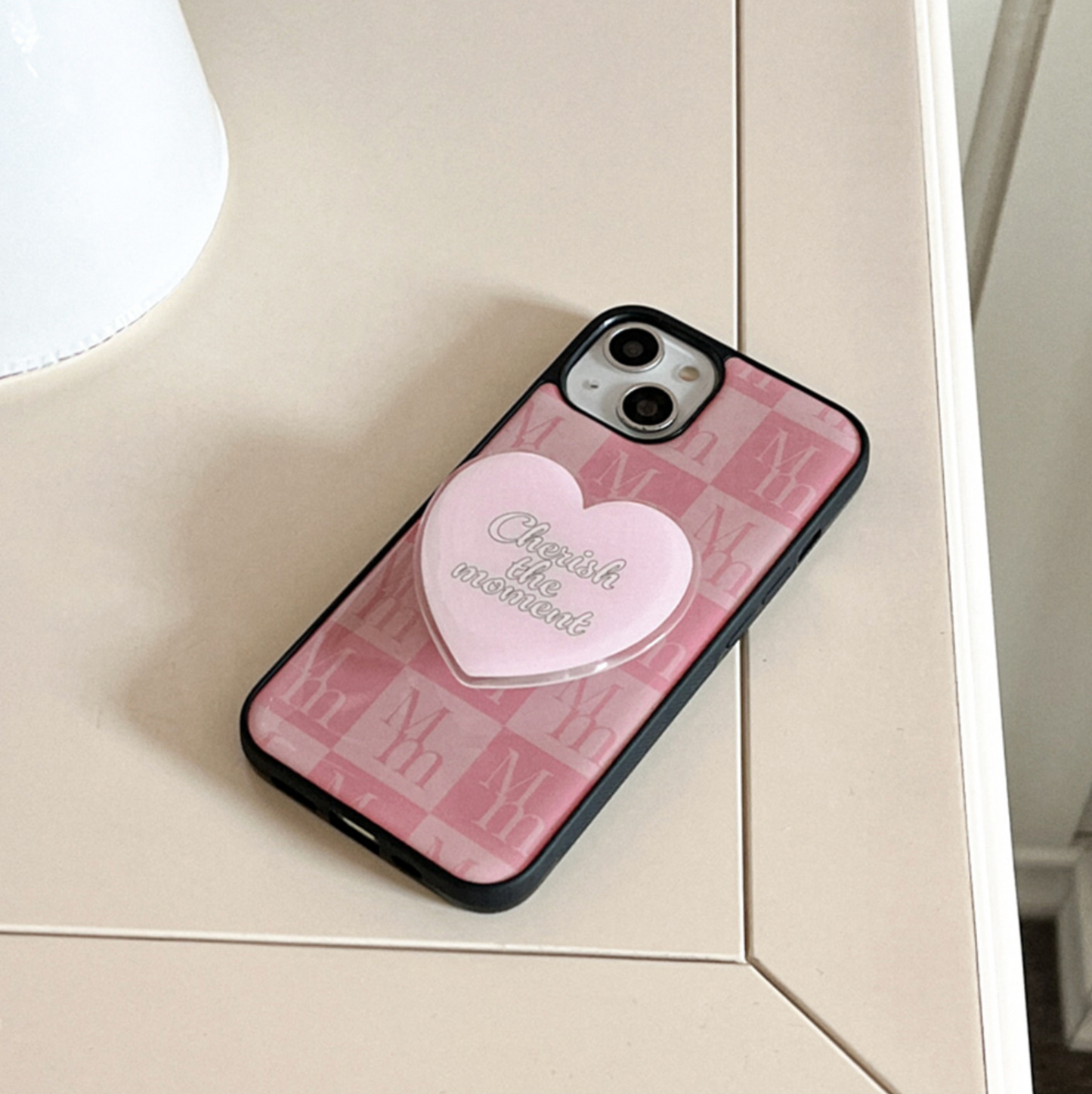 ｜Mademoment｜ ｜mm｜ Checkboard Epoxy Phone Case