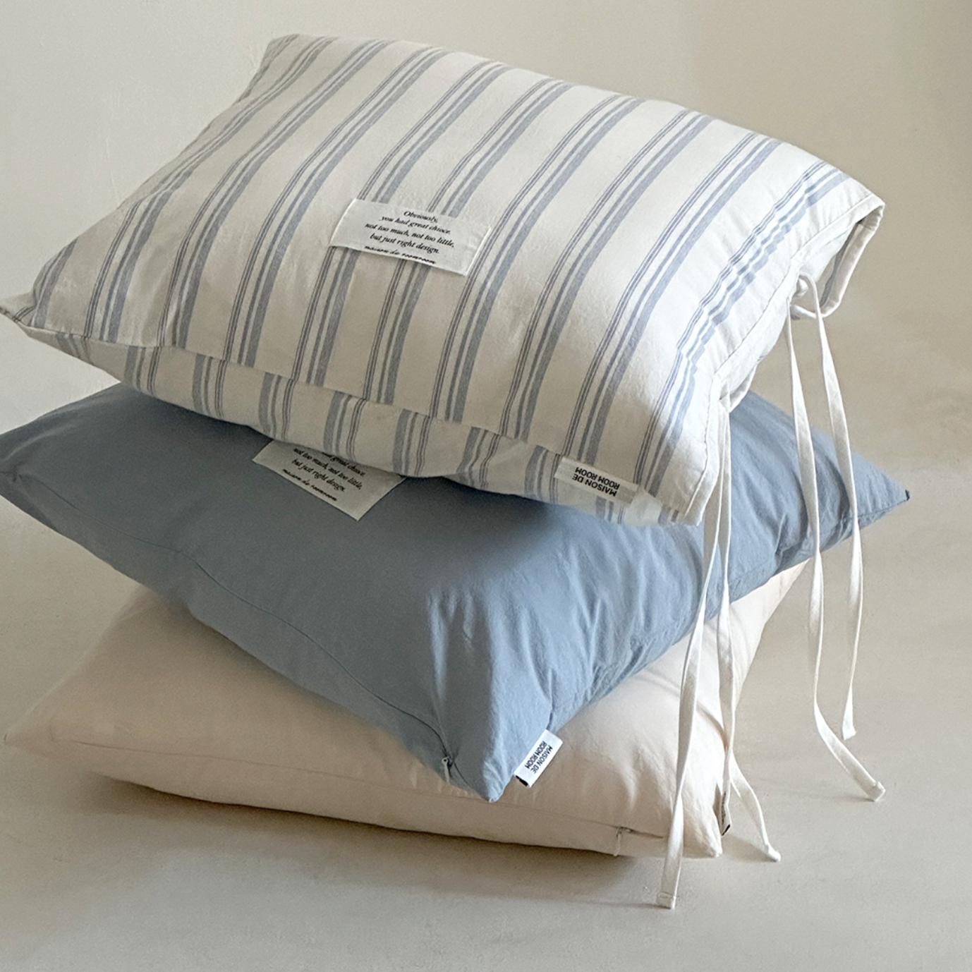｜MAISON DE ROOM ROOM｜ Muse String Ribbon Cushion Cover